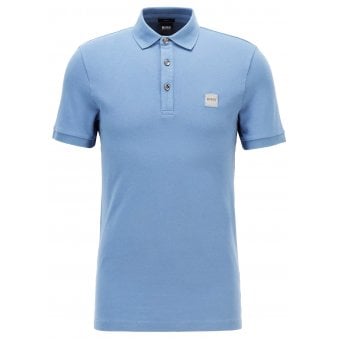 Hugo Bossl Men's Slim Fit Blue Passenger Polo Shirt