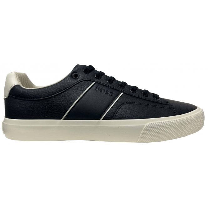 Hugo Boss Footwear Hugo Boss Men's Black Aiden-Tenn Grltp Trainers