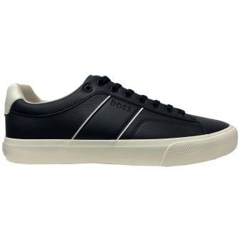 Hugo Boss Men's Black Aiden-Tenn Grltp Trainers