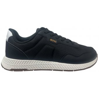 Hugo Boss Men's Black Titanium Runn Trainers