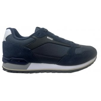 Hugo Boss Men's Dark Blue Parkour runn Trainers