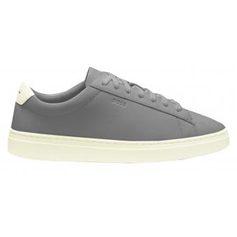 Hugo Boss Men's Grey Kieran Tenn Trainers