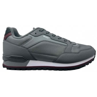 Hugo Boss Men's Grey Parkour L runn Trainers