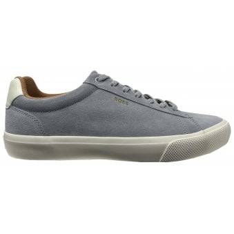 Hugo Boss Men's Grey Suede Aiden Tenn Trainers