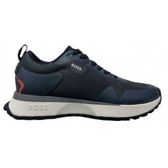Hugo Boss Men's Navy Blue Jonah Runn Trainers 