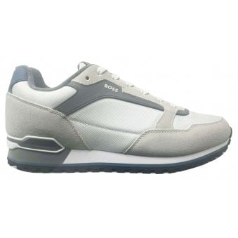 Hugo Boss Men's Open White Parkour runn Trainers