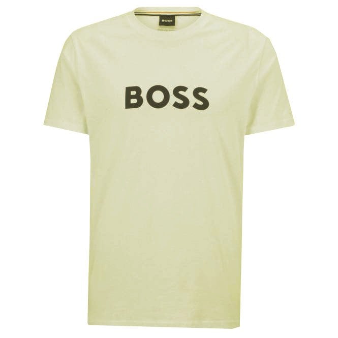 Hugo Boss Leisure Wear Hugo Boss Beige Regular Fit T-shirt.