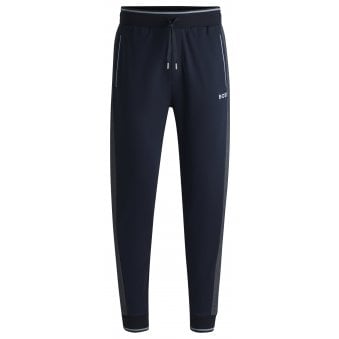Hugo Boss Men's Dark Blue Jogging Bottoms.