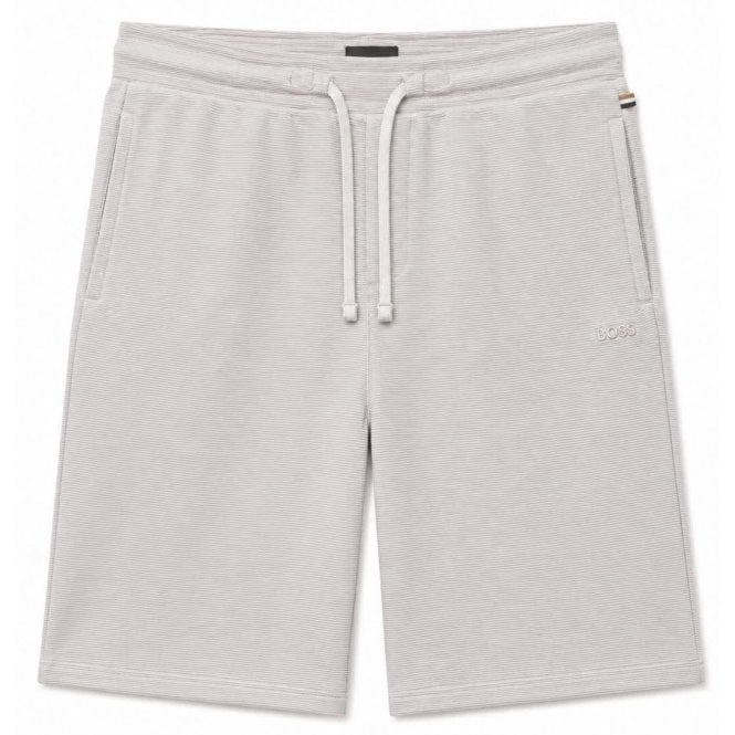Hugo Boss Leisure Wear Hugo Boss Men's grey Rib Shorts