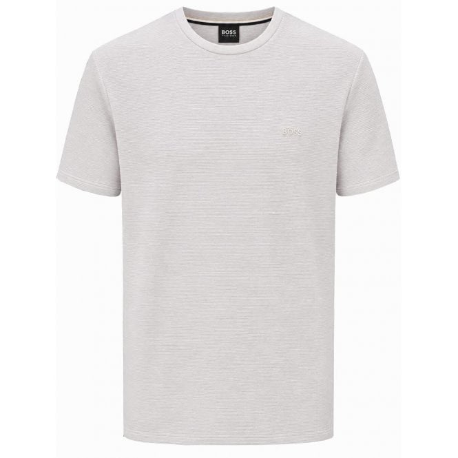 Hugo Boss Leisure Wear Hugo Boss Men's Rib Taupe T-shirt