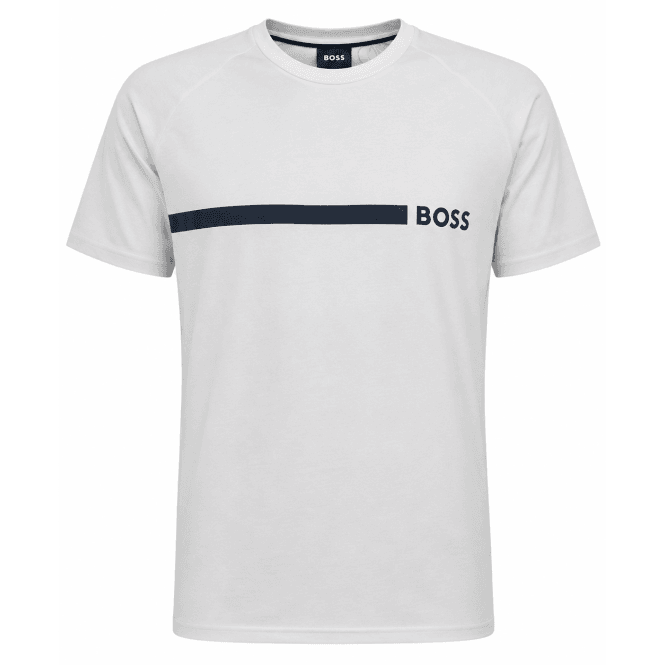 Hugo Boss Leisure Wear Hugo Boss Men's White Slim Fit T-shirt
