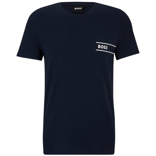 Hugo Boss Leisure Wear Hugo Boss Navy Crew Neck T-shirt