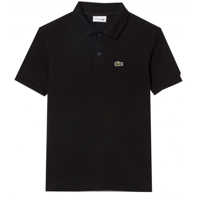 Lacoste Boys Lacoste Boy's Black Polo Shirt