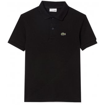 Lacoste Boy's Black Polo Shirt