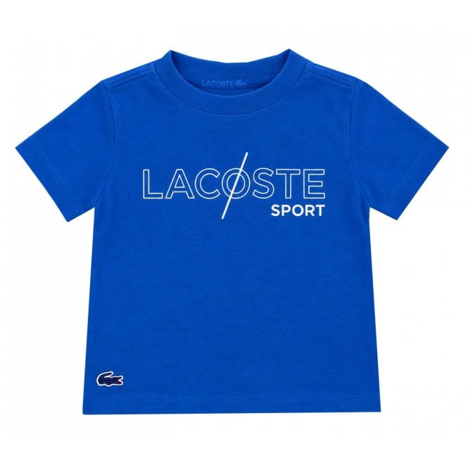 Lacoste Boys Lacoste Boy's Blue Crew Neck T-shirt 
