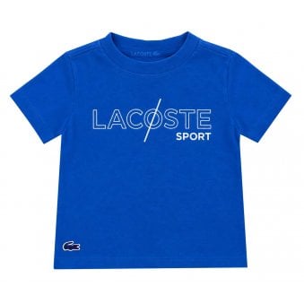 Lacoste Boy's Blue Crew Neck T-shirt 