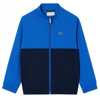 Lacoste Boy's Colour-Block Zip Up Tracksuit Jacket