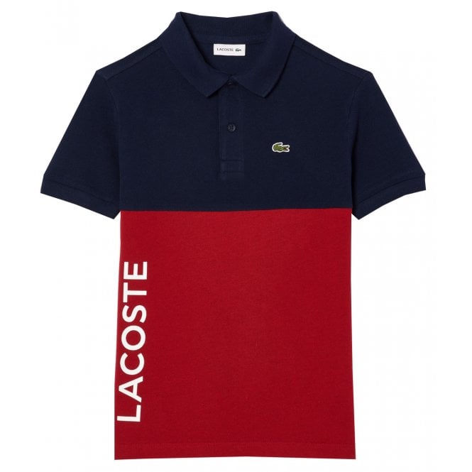 Lacoste Boys Lacoste Boy's Colour-Blocked Polo Shirt