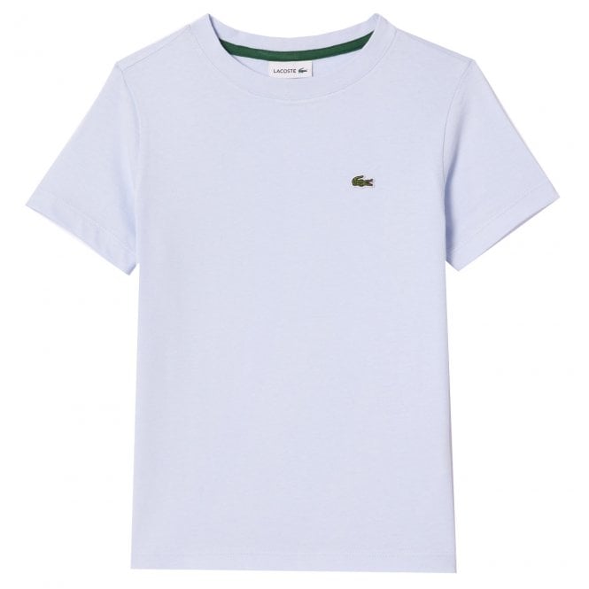 Lacoste Boys Lacoste Boy's Light Blue Crew Neck T-shirt 
