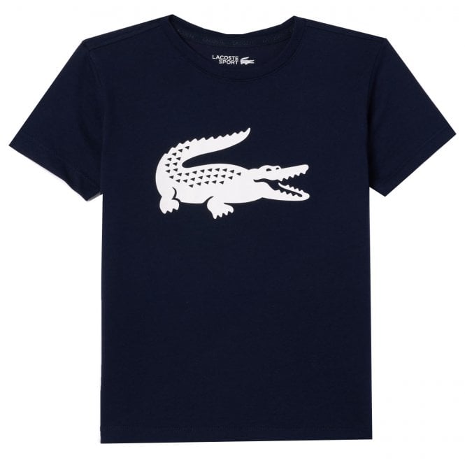 Lacoste Boys Lacoste Boy's Navy Blue Crew Neck T-shirt 