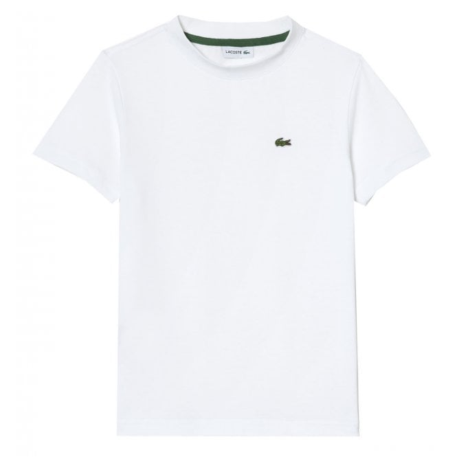Lacoste Boys Lacoste Boy's White Crew Neck T-shirt 