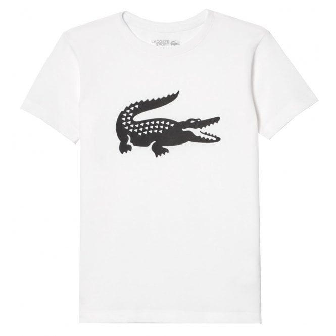 Lacoste Boys Lacoste Boy's White Crew Neck T-shirt 