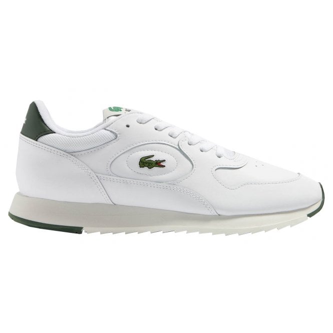 Lacoste Men's Footwear Lacoste Men's White Linetrack Trainers