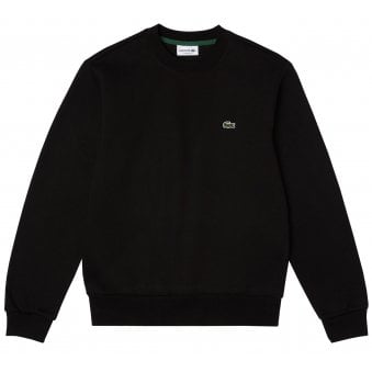 Lacoste Men's Black Crew Neck Sweatshirt