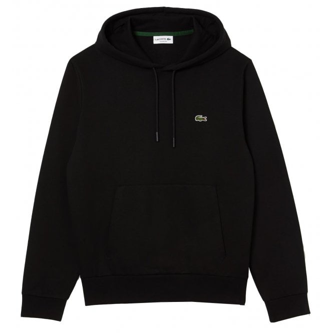 Lacoste Menswear Lacoste Men's Black Hooded Sweatshirt