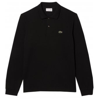 Lacoste Men's Black Long Sleeved Polo Shirt