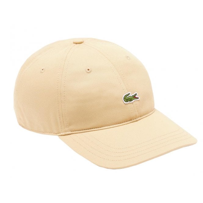Lacoste Menswear Lacoste Men's Cotton twill Beige Cap