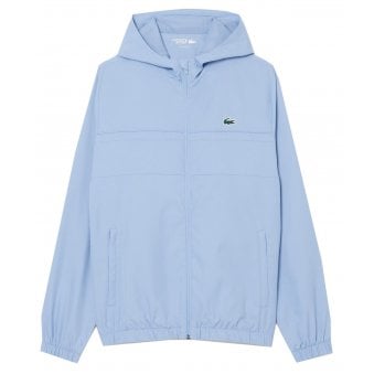Lacoste Men's Light Blue Lacoste Zipped Hooded tracksuit Jacket
