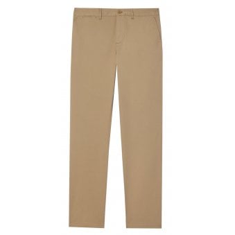 Lacoste Men's Slim Fit Beige Chino Pants