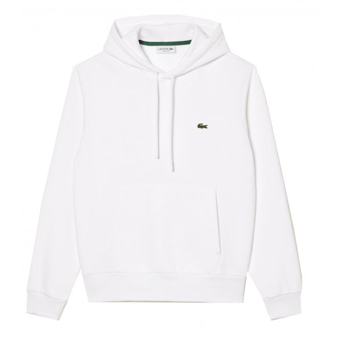 Lacoste Menswear Lacoste Men's White Hooded Sweatshirt