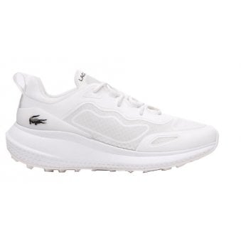 Lacoste Womens White Active Textile Trainers