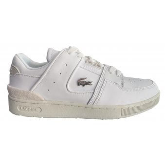 Women's Lacoste Court Cage Leather Trainers